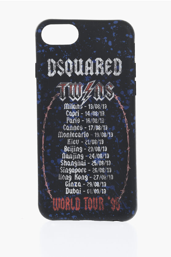 Dsquared2 Iphone 8 Plus World Tour Case In Black