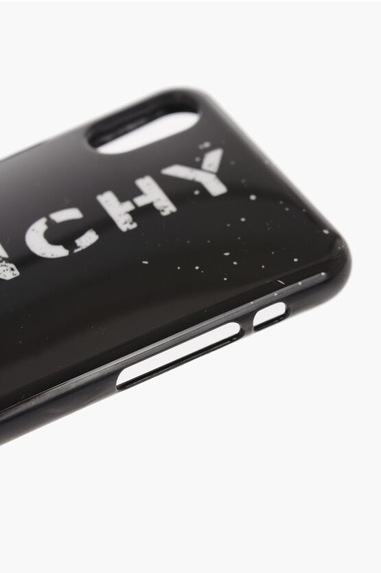 Iphone X 단색 커버 프린트 로고