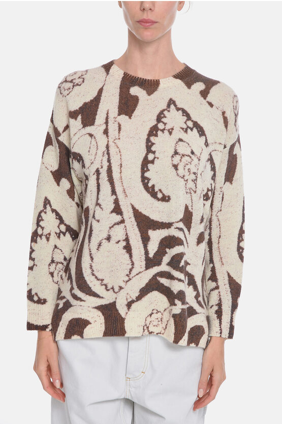 Etro Jacquard Sweater With Paisley Pattern In Multi