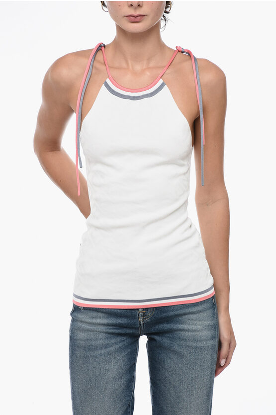 Fendi Ivory Viscose Blend Top