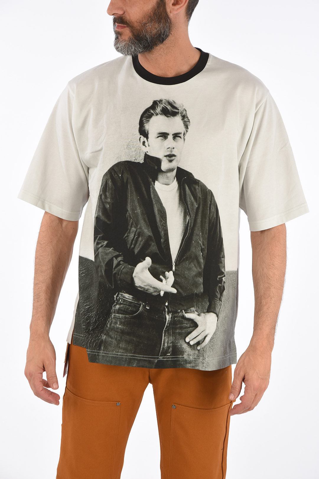 enkel kolbe Krønike Dolce & Gabbana James Dean printed crewneck t-shirt men - Glamood Outlet