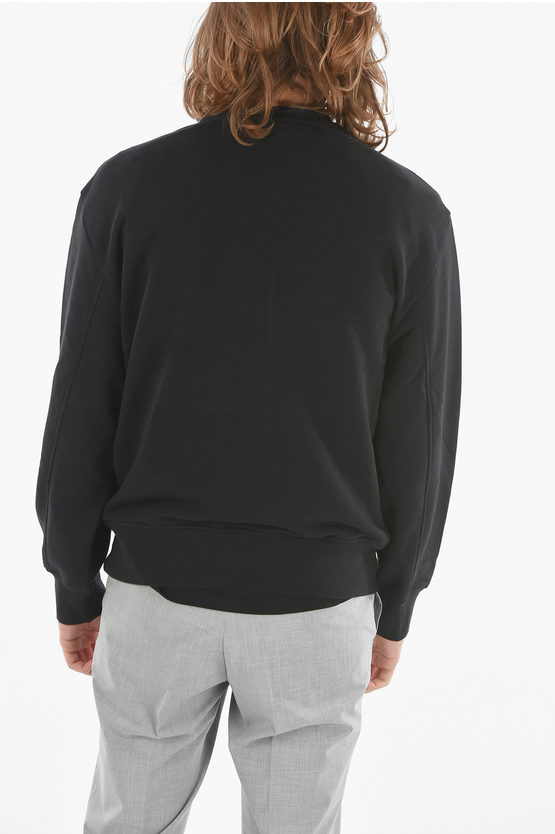 JAMES HARDEN X NEIL BARRETT Felpa girocollo in Jersey Leggero con Stampa BOLT STAR