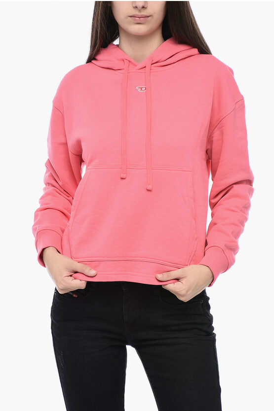 Shop Diesel Jaral Hoodie With Embroidered Logo