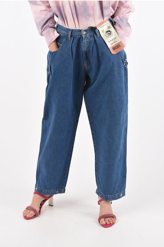 Diesel Jeans Baggy D-CONCIAS-SP4 a doppia pince L.30 donna - Glamood Outlet