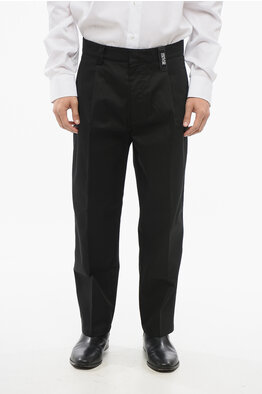 Jil Sander 4-Pocketed Twill Cotton Pants with Elastic Jil Sander 4-Pocketed Twill Cotton Pants with Elastic