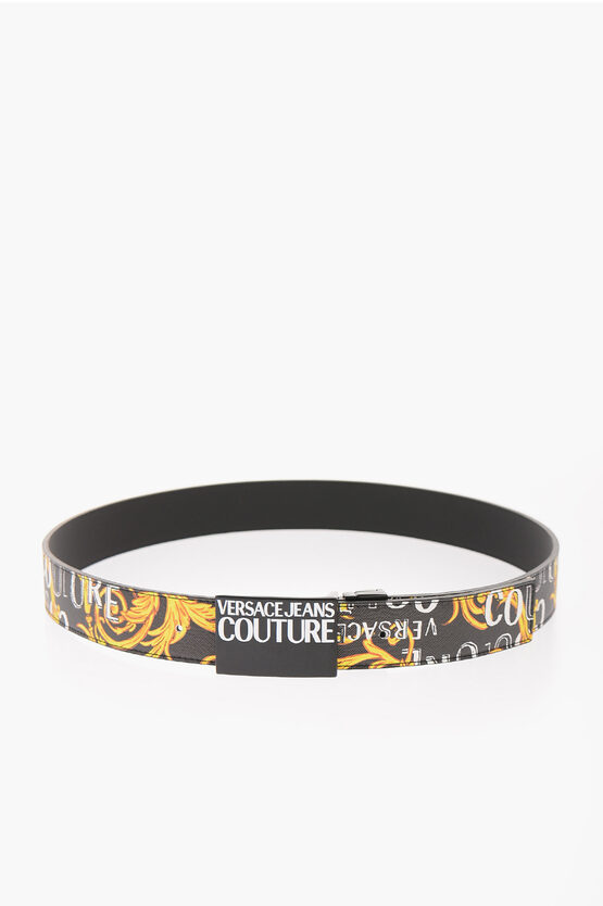 Versace Jeans Couture バロックデザイン ベルト VERSACE JEANS Baroque Chain Couture Thin Belt With Buckle