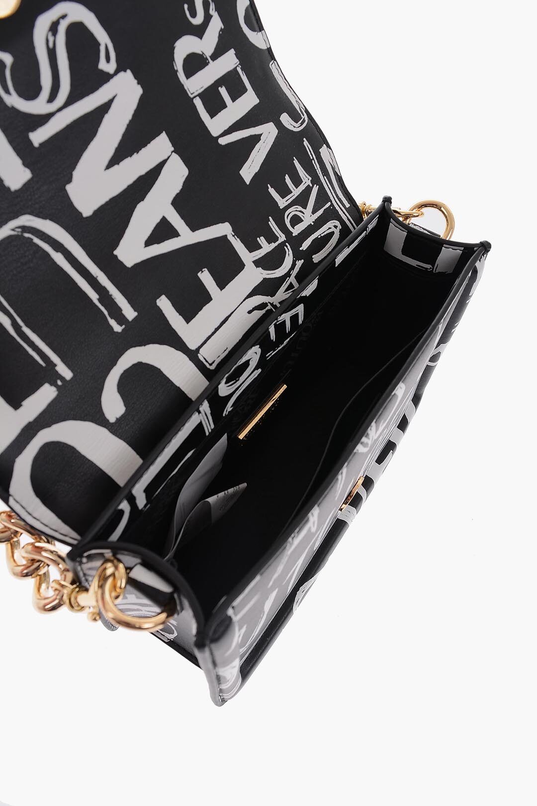 Versace Allover-printed Denim Top Handle Bag in Blue for Men