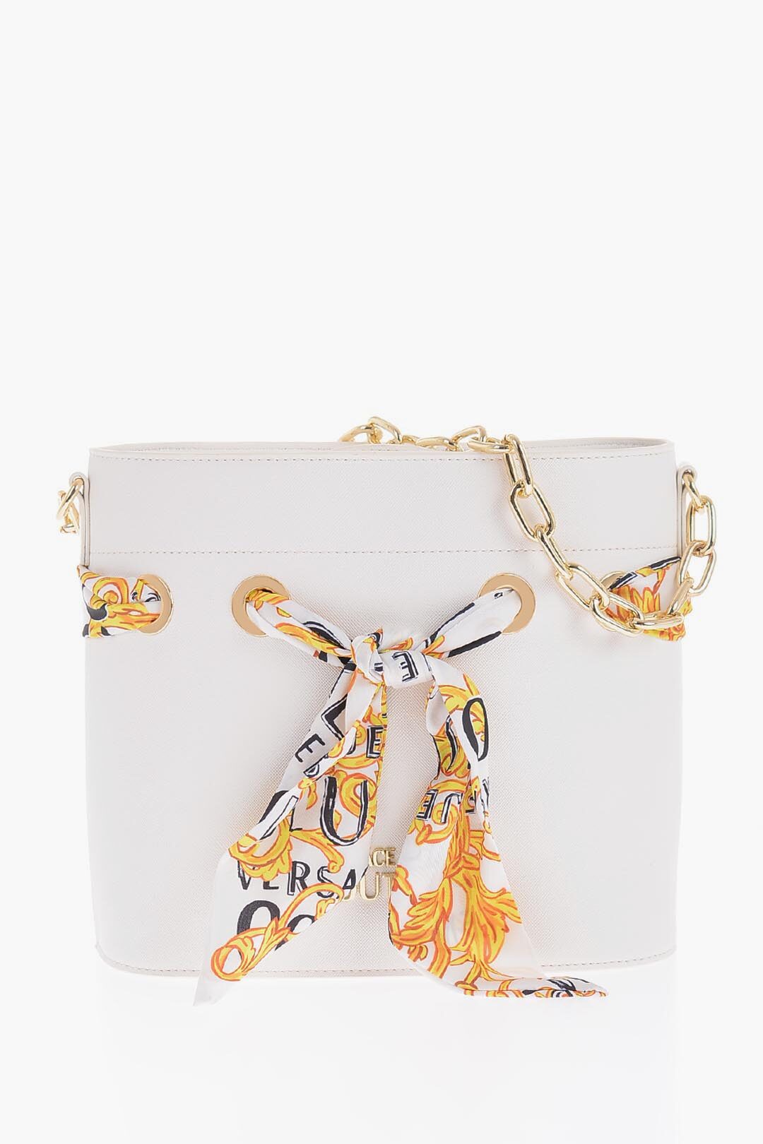 Versace JEANS COUTURE Borsa a Secchiello in Ecopelle con Foulard