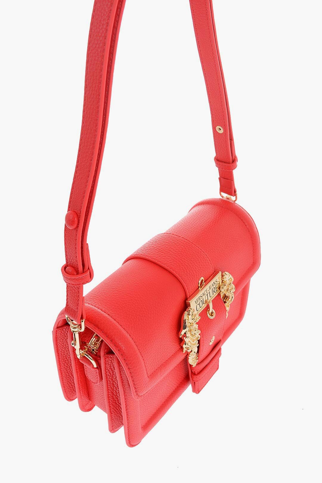 VERSACE JEANS COUTURE: bag in synthetic leather - Red