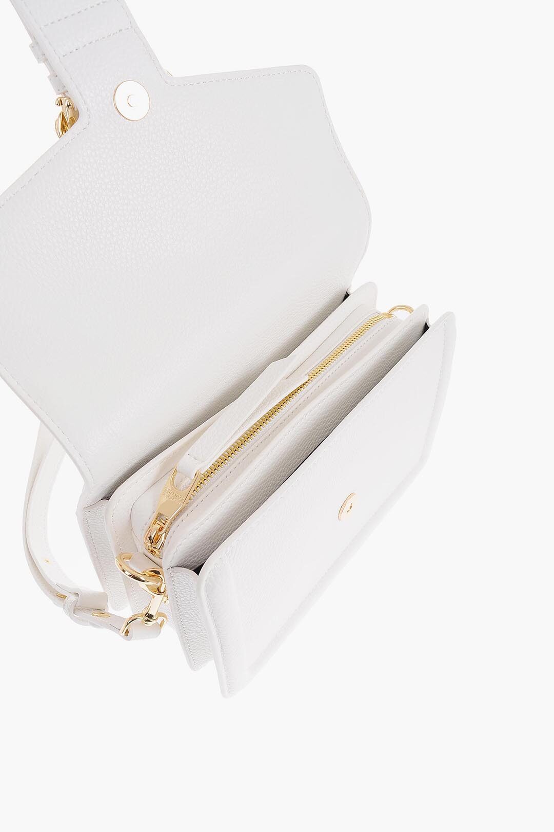 Versace Women's White Leather Shoulder Bag