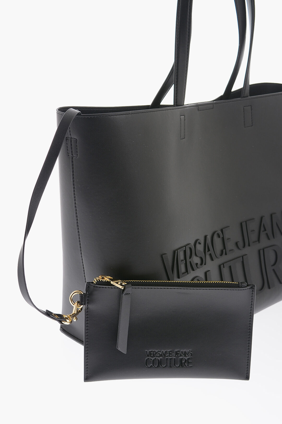 Vegan leather handbag Versace Jeans Couture Brown in Vegan leather -  30068025
