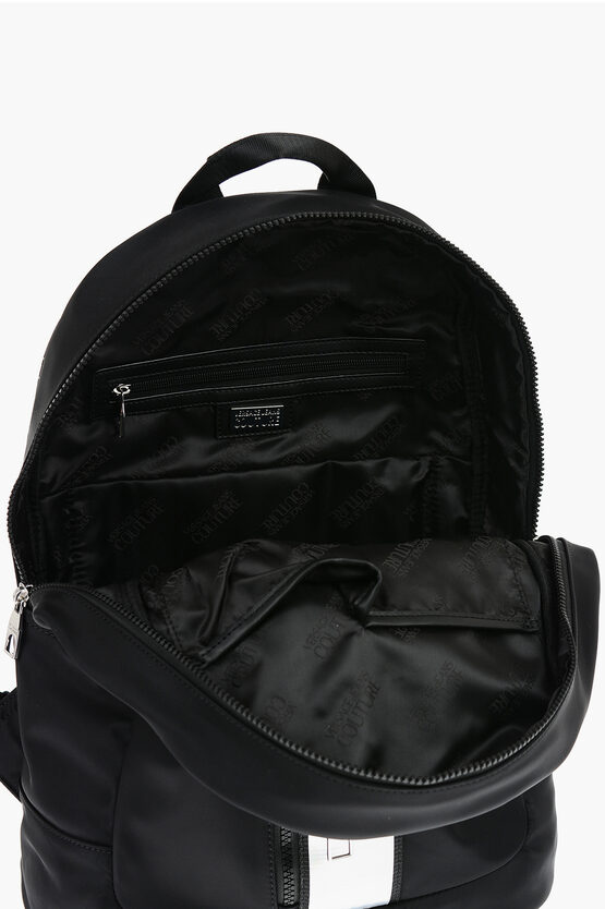JEANS COUTURE Nylon Backpack with Contrasting Logoed Detail