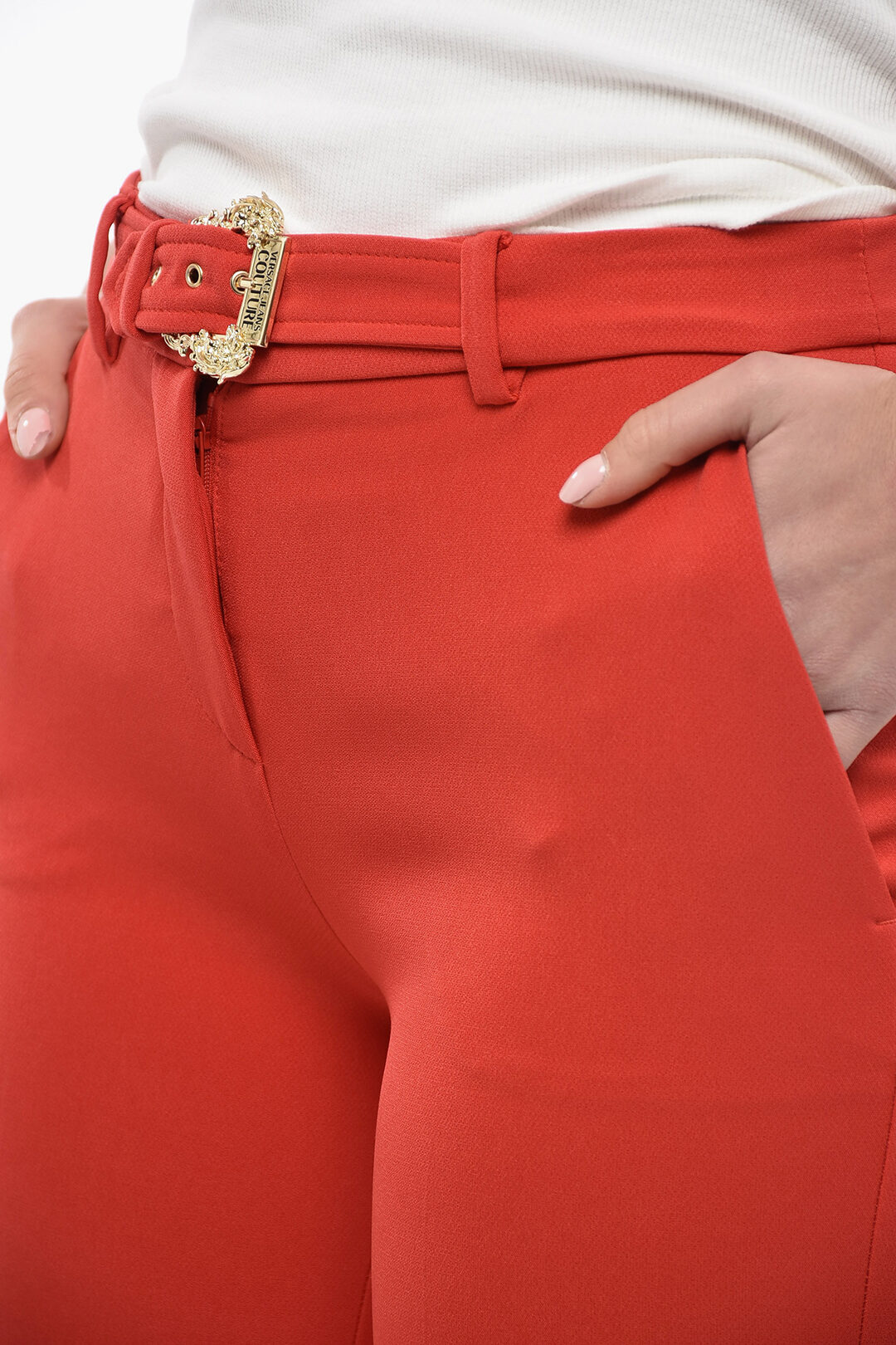 Buy Red Trousers & Pants for Women by BANI WOMEN Online | Ajio.com