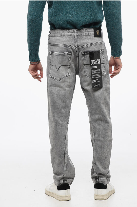 VERSACE JEANS COUTURE スキニージーンズ メタルロゴ SKINNYFIT VERSACE JEANS COUTURE (ヴェルサーチェ ジーンズ クチュール