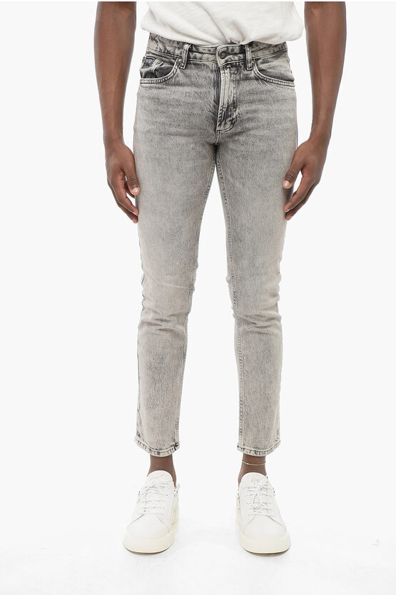 Versace Jeans Couture Stone Washed Skinny Fit Denims 14cm