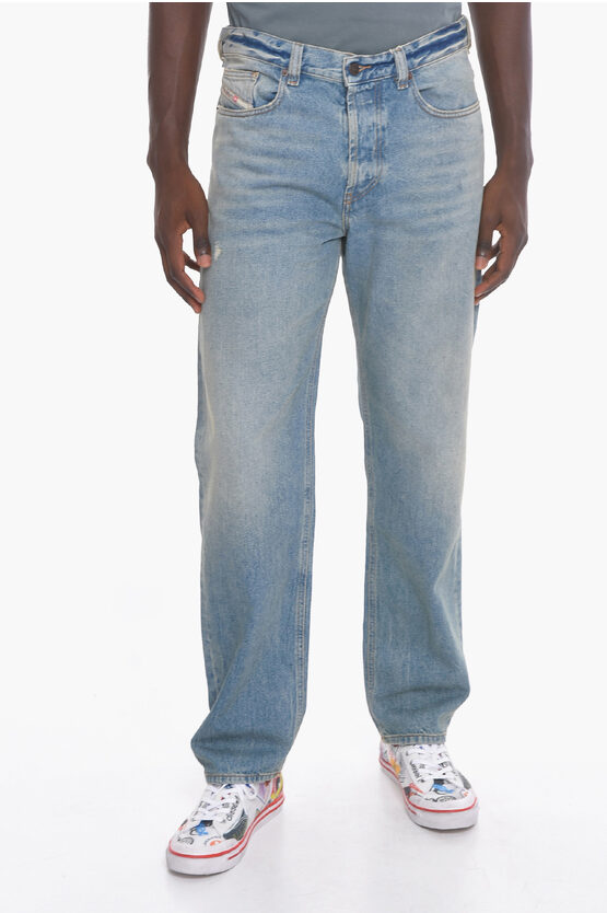 Diesel Jeans D-macs Con Loose Fit E Lavaggio Chiaro 21cm In Blue