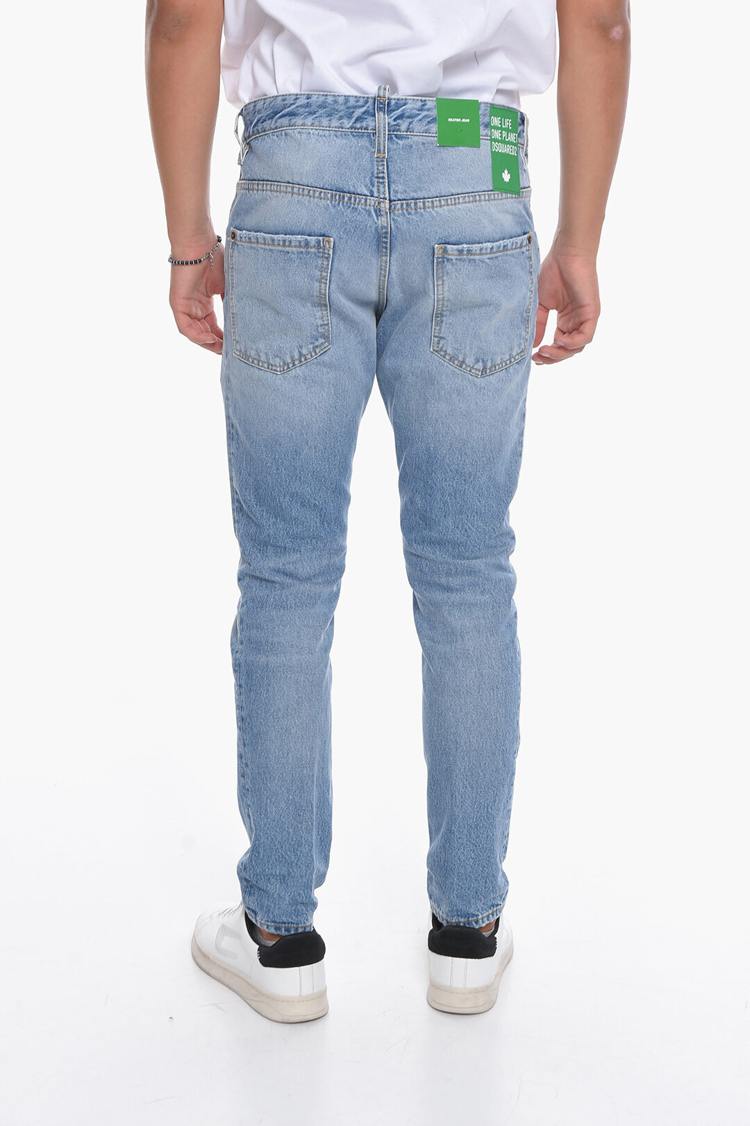 Jeans Uomo Springfield Slim Fit - Medium-Dark Wash, Vestibilità Moderna