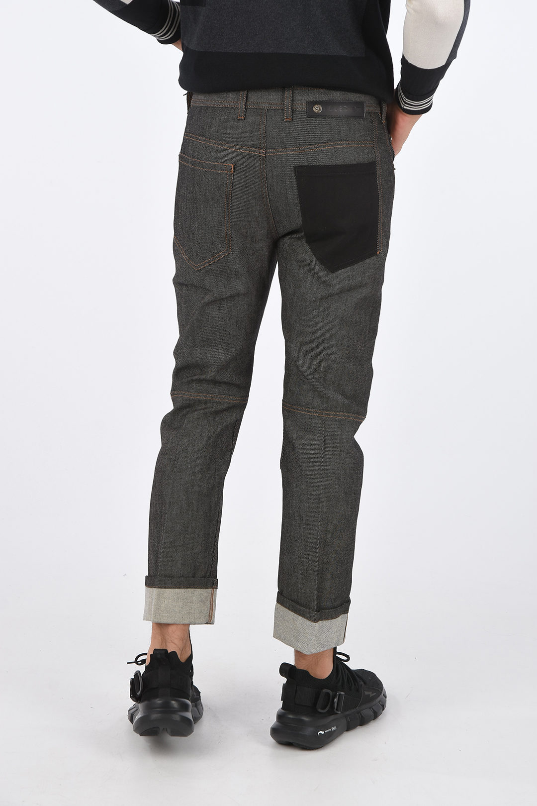Jeans Dritti Donna Taglie Forti Con Risvolto - Taglia 3XL In Denim Elastico Blu, Vita Comoda E Stile Casual