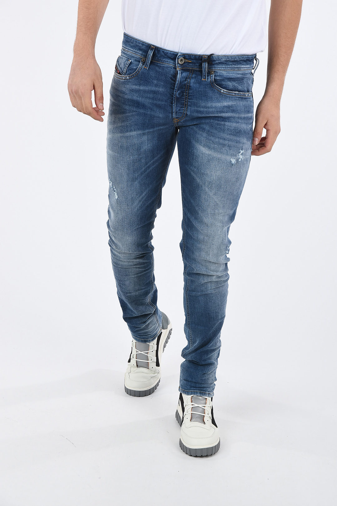 Diesel Jeans SLEENKER-X Slim Fit Stone Washed 16cm L32 uomo - Glamood