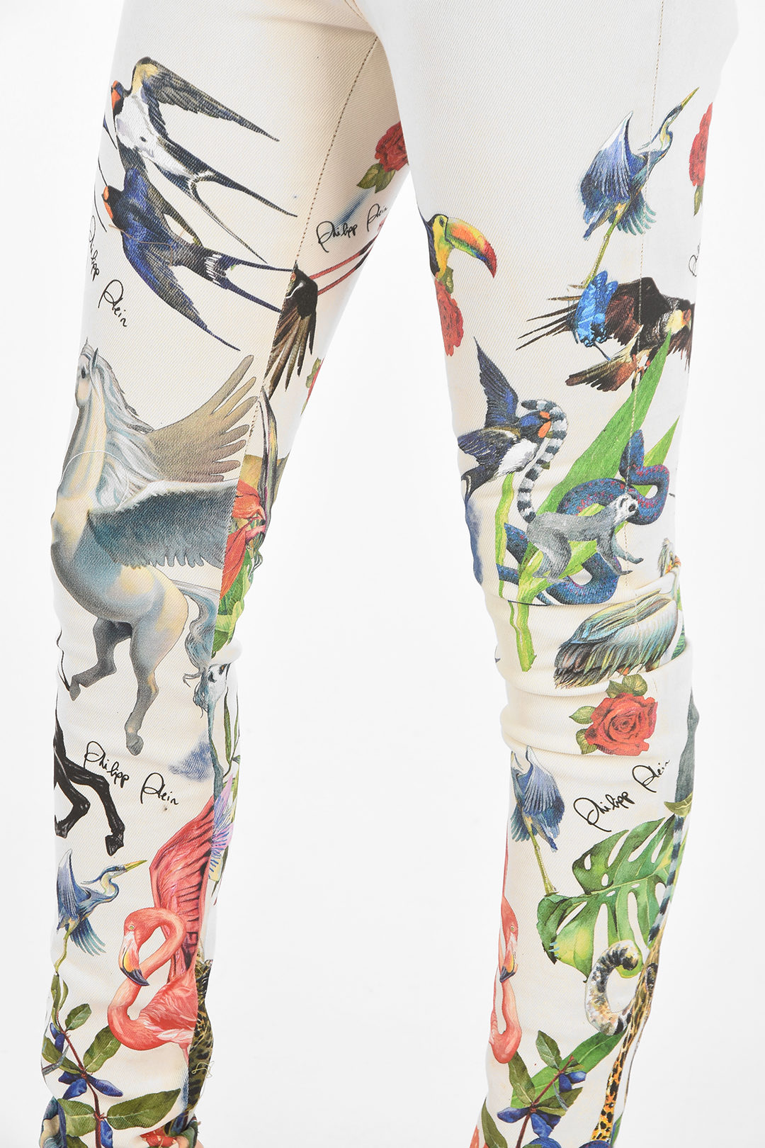 Philipp Plein Jeans Slim Fit JUNGLE con Stampe donna Glamood Outlet