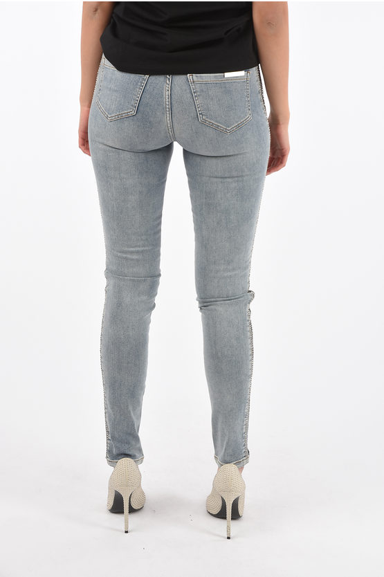 Jegging BY THE ROAD effetto vintage a vita alta