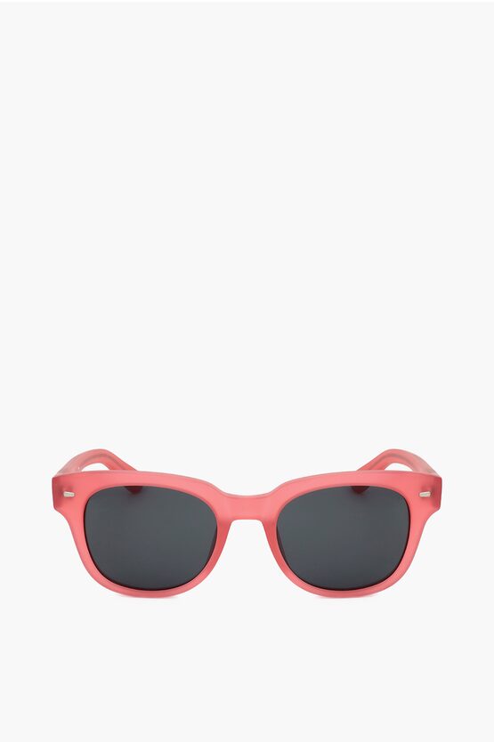 LINDA FARROW JEREMY SCOTT WAYFARER SUNGLASSES WITH MATTE FRAME