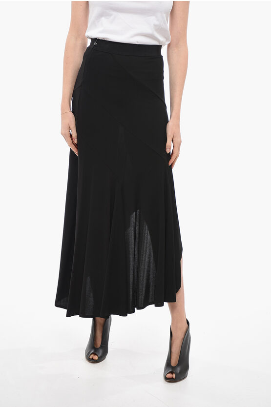 Max Mara Jersey Estella Skirt In Black