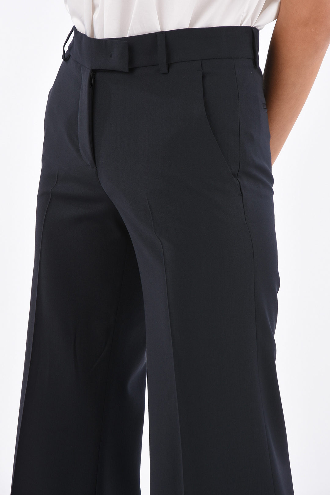 Quelle2 Jetted Pocket Melody Wide Leg Pants Women Glamood Outlet