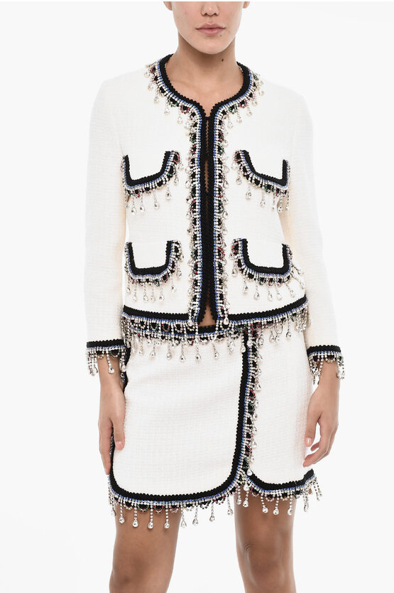 Jeweled Detail Twee…