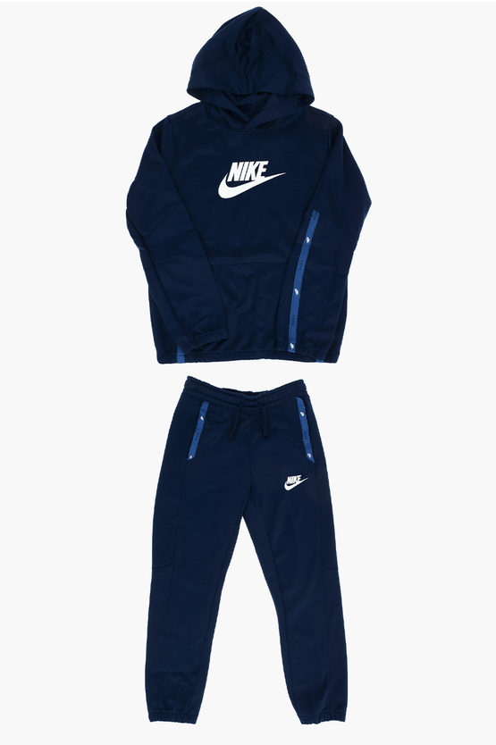 Navy blue sales nike sweatsuit