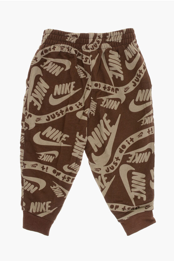 Joggers CLUB Bicolore con Stampa Logo All-Over