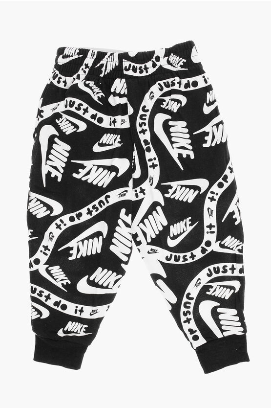 Joggers CLUB Bicolore con Stampa Logo All-Over