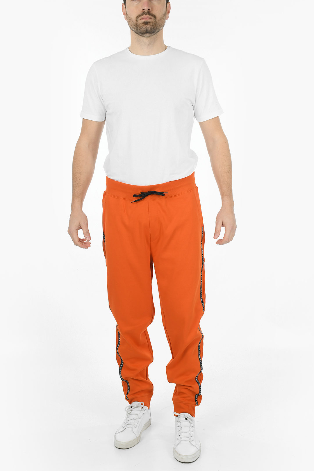 Pantaloncino Uomo Be Board In Cotone Jersey Con Bande - Bluette, Taglie M-3XL