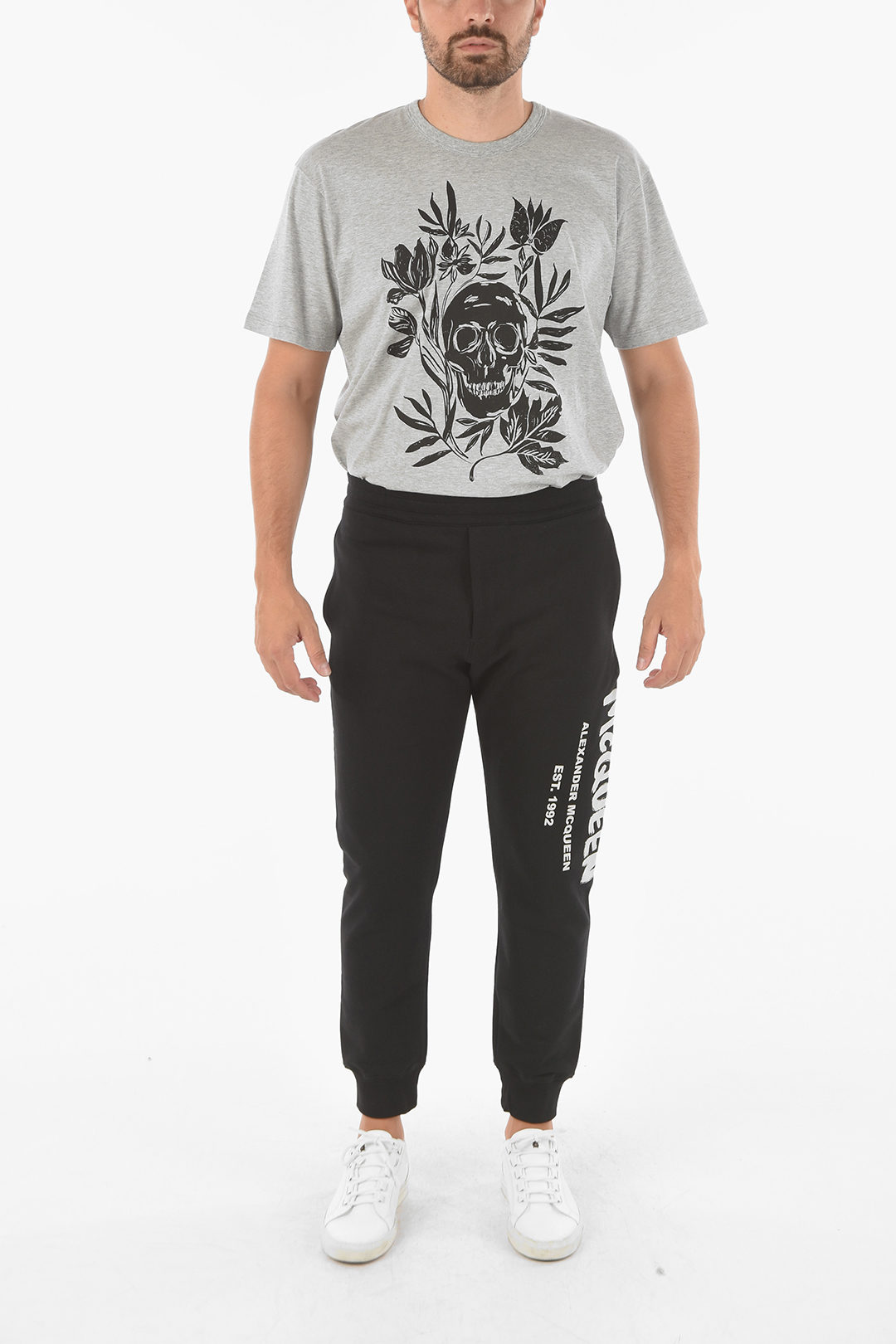 Alexander McQueen Joggers with Side Lettering Logo men - Glamood Outlet