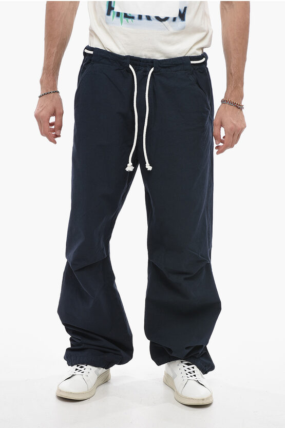 Darkpark Jordan Baggy Pants With Drawstring In Blue