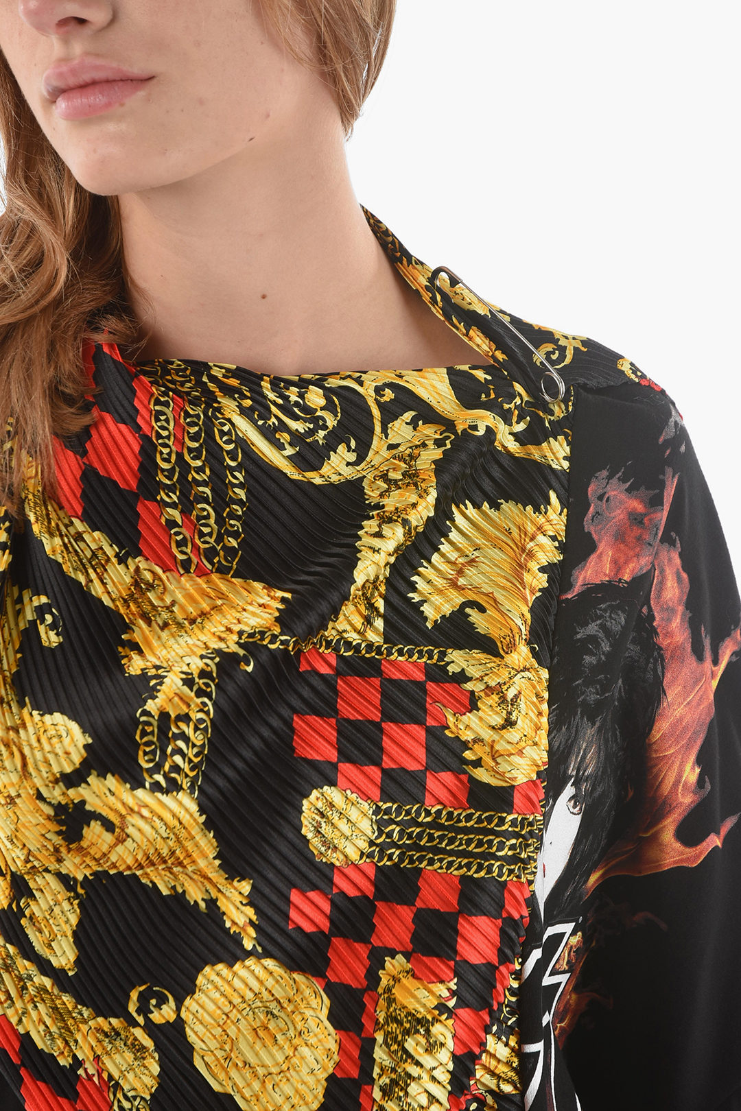 Comme Des Garçons JUNYA WATANABE Pleated Destructured T