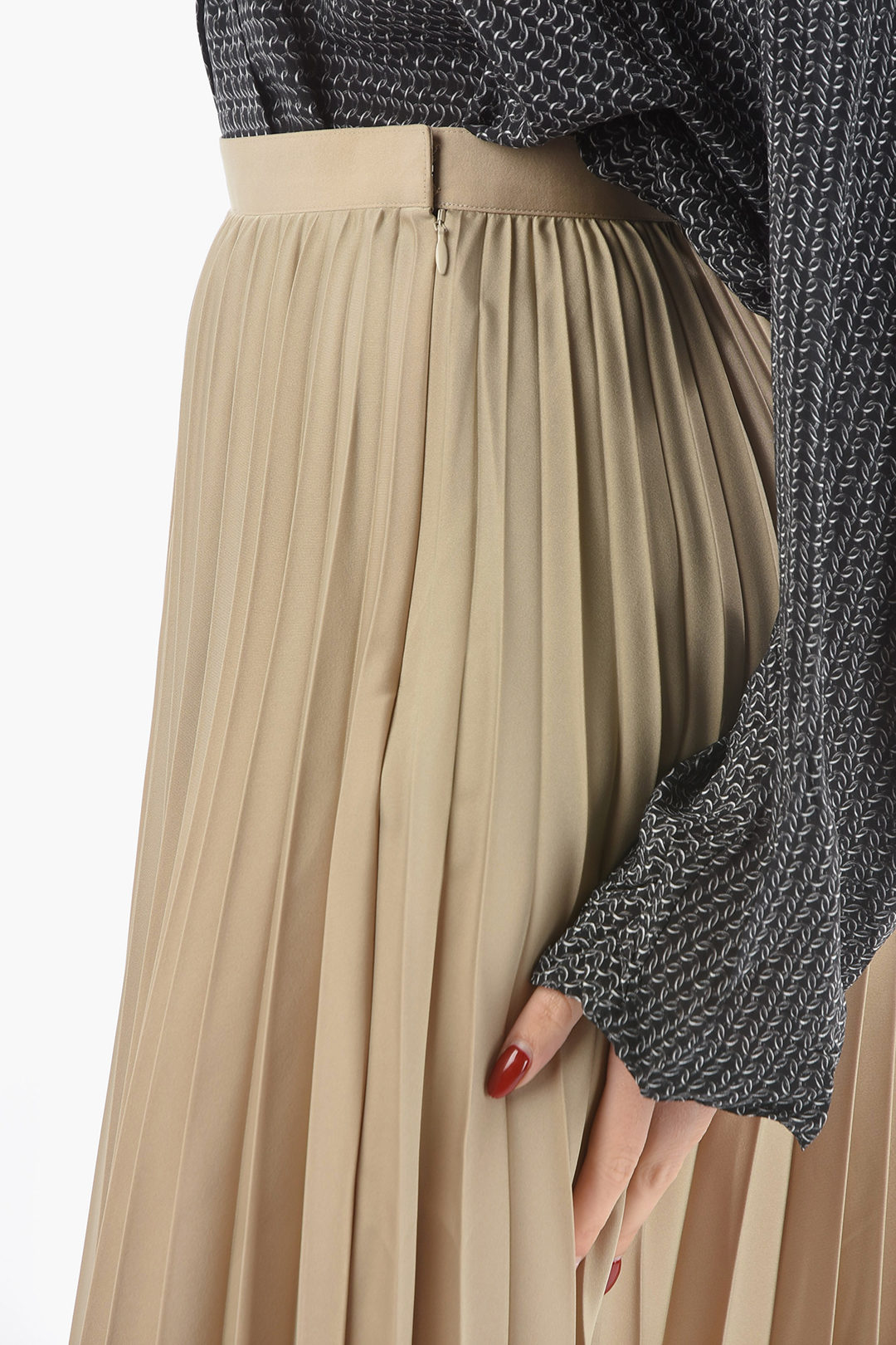 Comme Des Garçons JUNYA WATANABE Pleated Midi Skirt women - Glamood Outlet