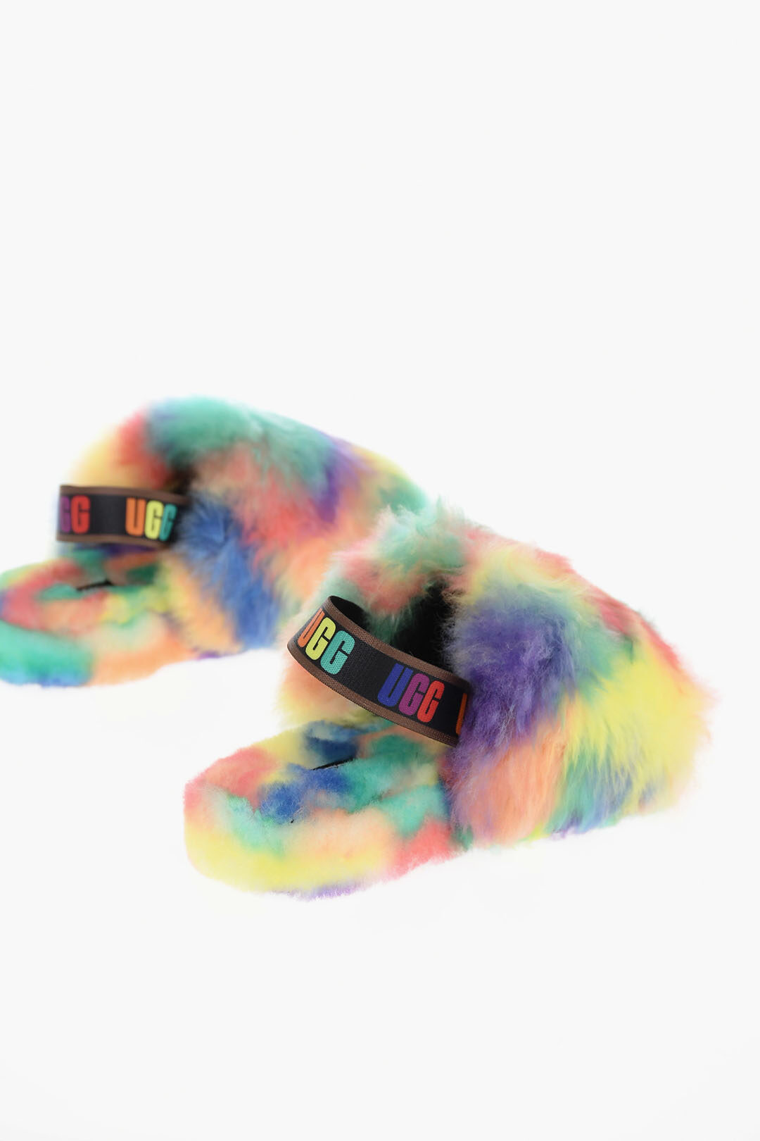 Multicolor fluff yeah slides hot sale