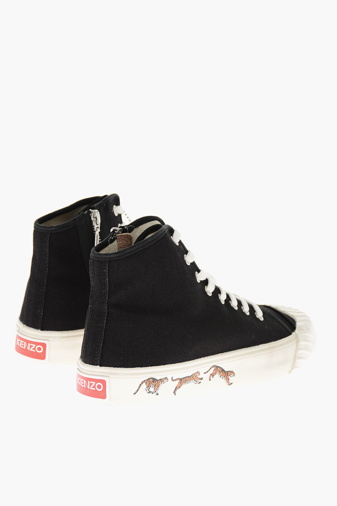 【送料&関税込】Kenzo Sneaker High Top School Kenzo Cream Kenzoschool High Top Trainers – Zoo Fashions