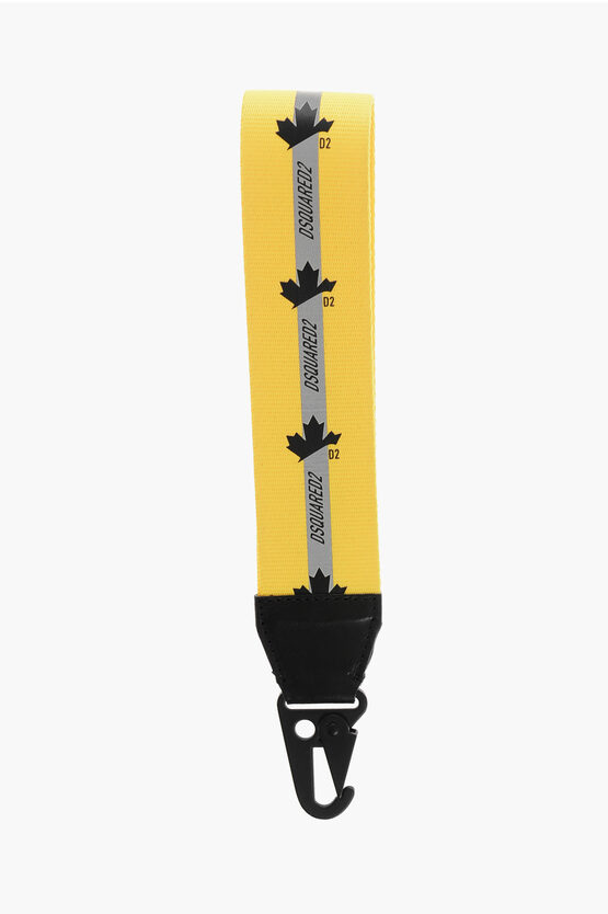 Dsquared2 Key Ring Tape With Logo In Multi