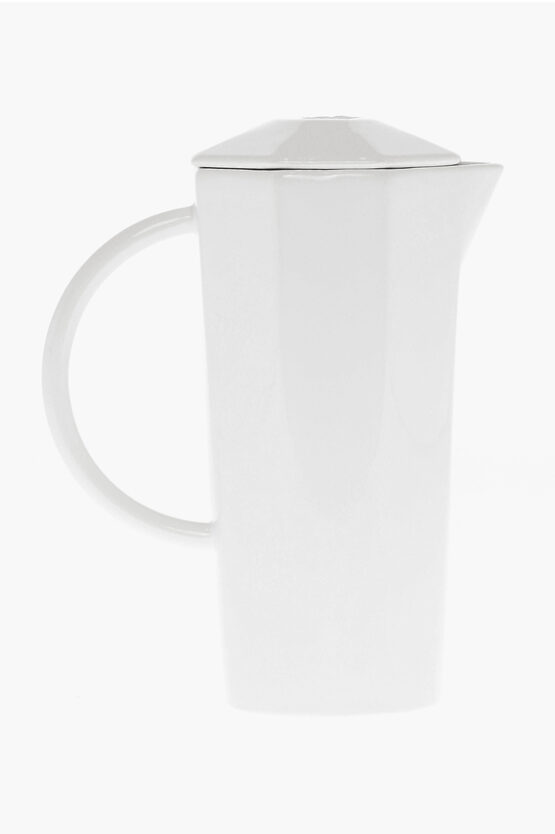 Shop Off-white Kitchenware Octagonal Ceramic Jug With Lid