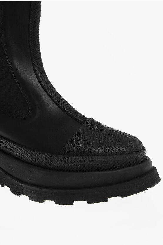 high knee chelsea boots