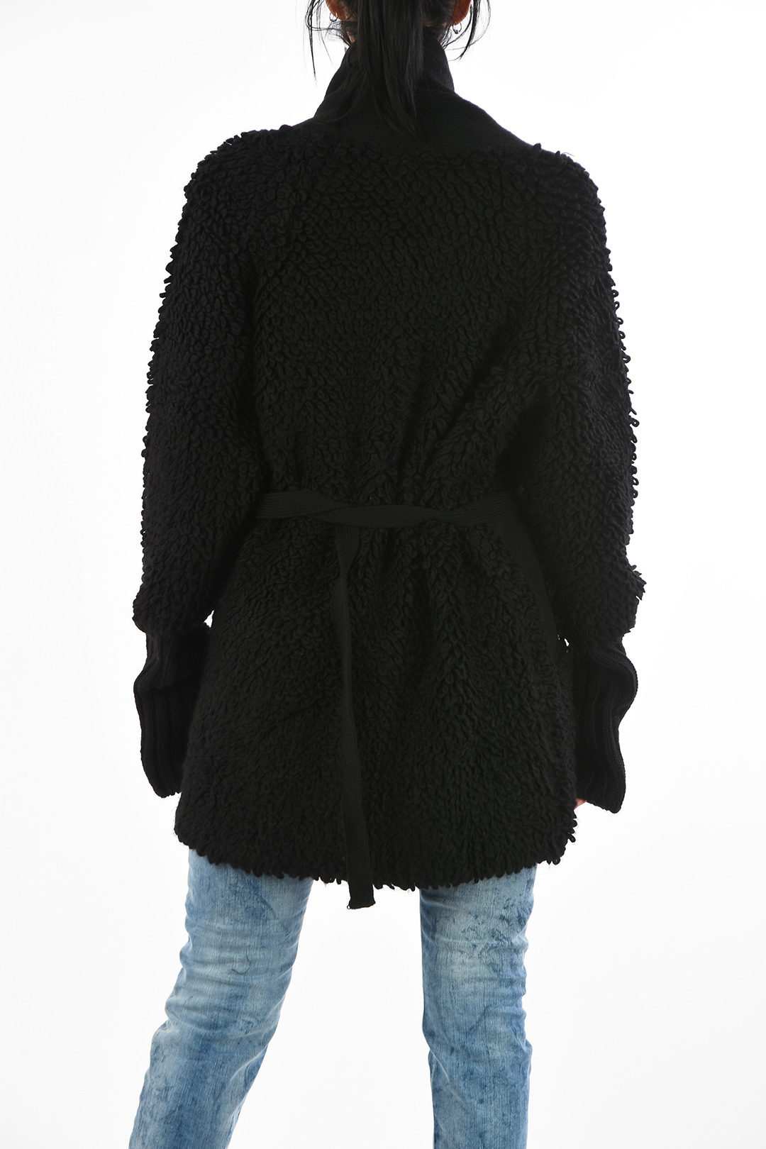 Diesel Knit M-TERRY Coat with Belt women Glamood Outlet