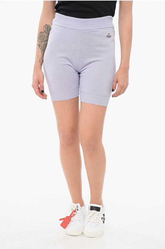 Vivienne Westwood Knitted Bea Shorts With Embroidered Logo