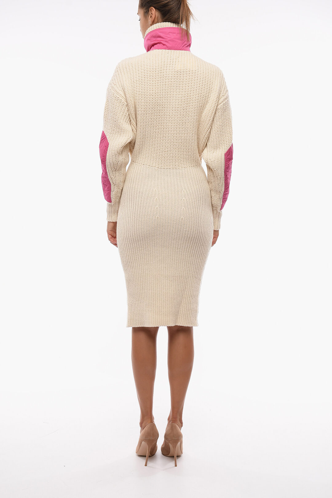 【送料&関税込】Isabel Marant Daphne Isabel Marant Knitted DAPHNE Midi Dress with Nylon Details