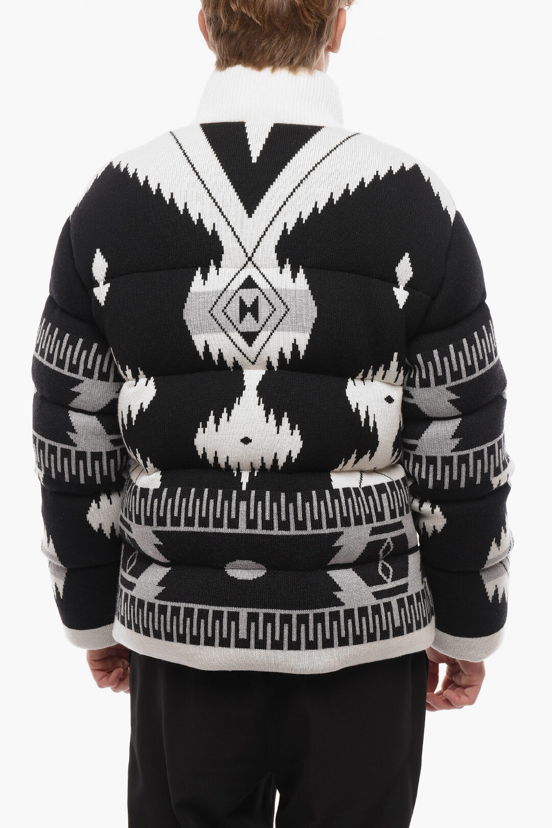 Alanui Knitted ICON Padded Bomber Jacket men - Glamood Outlet