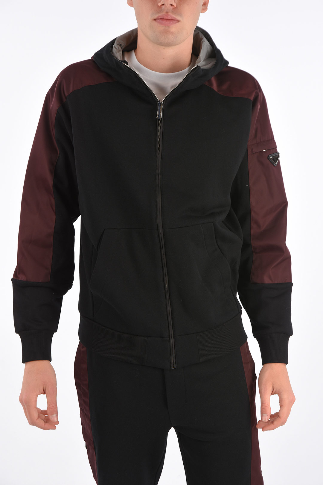 Prada Knitted Jacket with Hood men Glamood Outlet