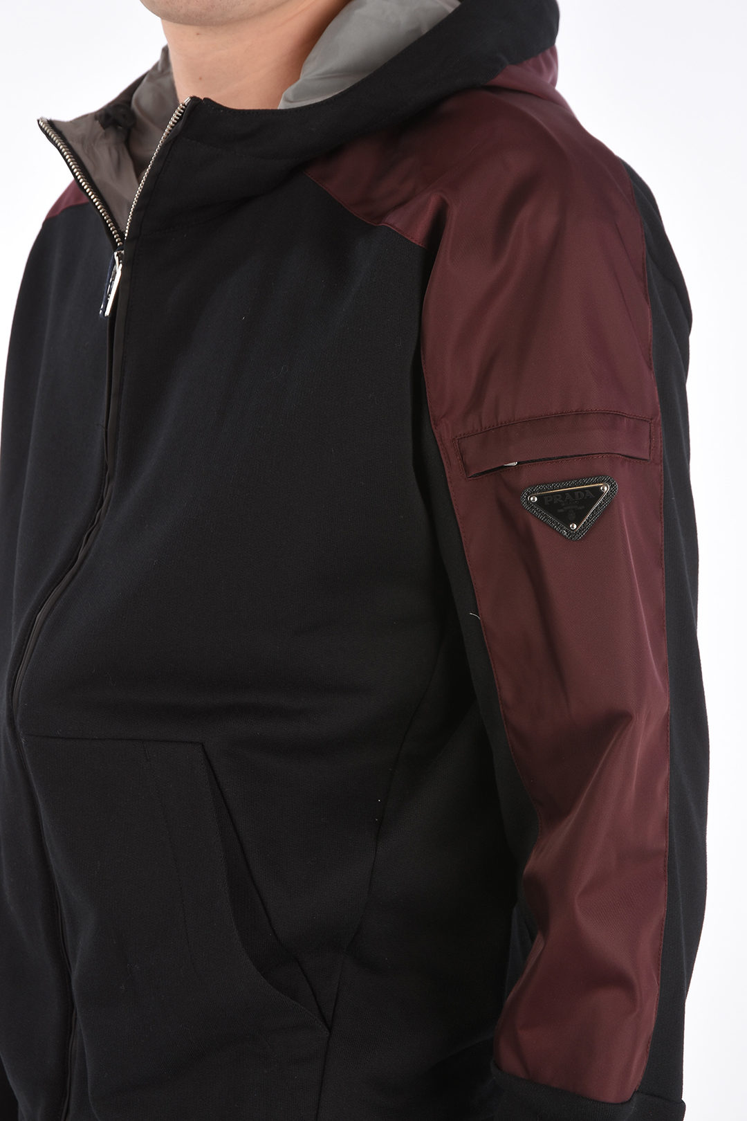 Prada Knitted Jacket with Hood men Glamood Outlet