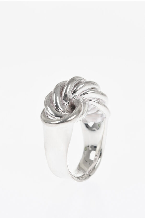 Jil Sander Knot Designed Brass Ring