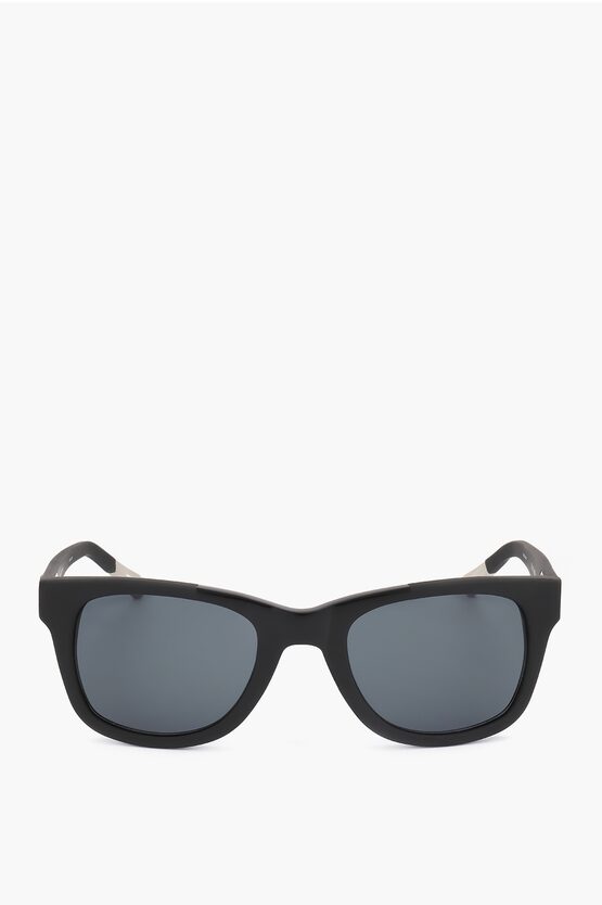 Linda Farrow Kris Van Assche Wayfarer Sunglasses With Matte Frame In Black